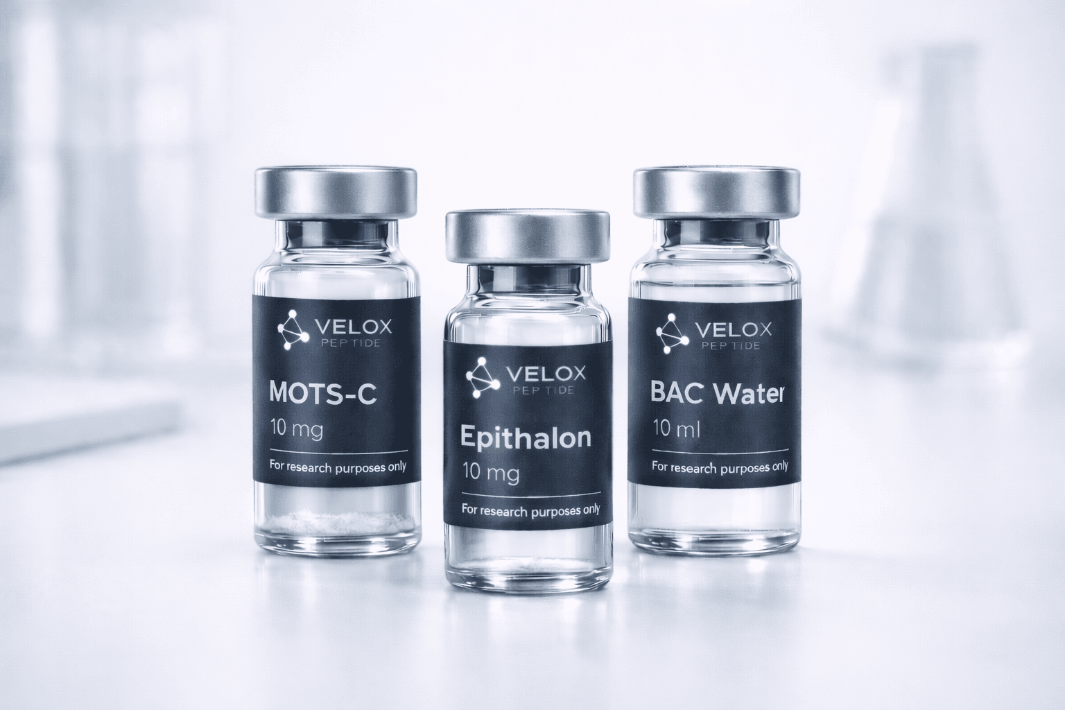 Longevity Stack (Epitalon + MOTS-c) – 99.0% purity research peptide